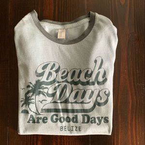 “Beach Days Are Good Days” Belize tee